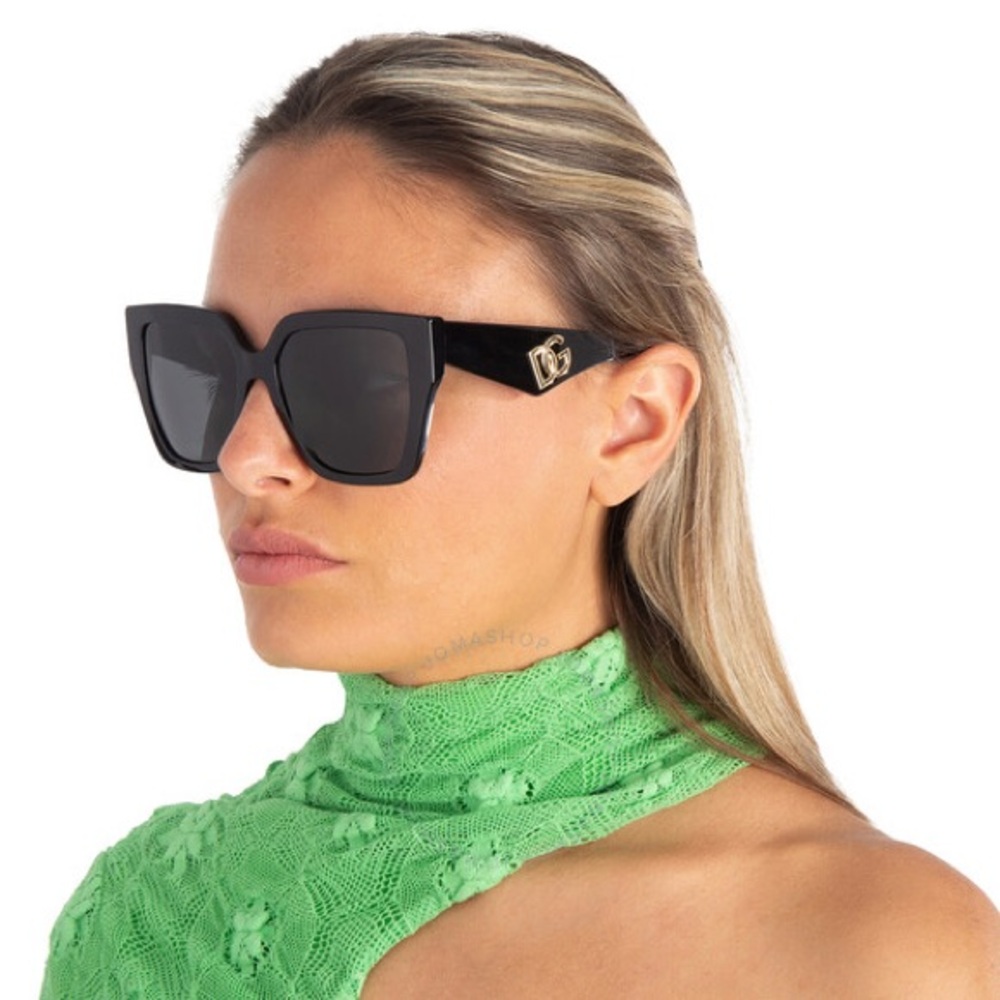Dolce & Gabbana Sunglasses with Gold Accent